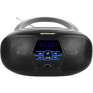 Prime3 - Boombox ABB11BT - Radio - Zwart - Bluetooth - FM