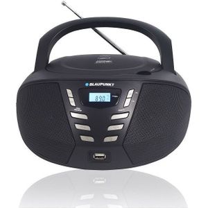 Blaupunkt BANDRECORDER CD BLAUPUNKT BB7BK ZWART (FM, Bluetooth), Radio, Zwart