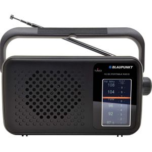 Blaupunkt - PR8BK - Radio - Zwart - Draagbaar - Analoge Tuner