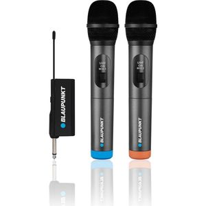 Blaupunkt - Set van Twee Draadloze Microfoons - Draadloze Microfoon WM60UDB