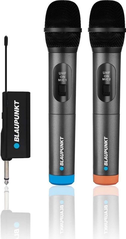 Blaupunkt - Set van Twee Draadloze Microfoons - Draadloze Microfoon WM60UDB