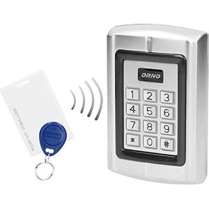 ORNO ZS-802 - Waterdicht Codeslot - Ingebouwd Geheugen - Met Kaartlezer en Contactloze Sleutelhangerlezer