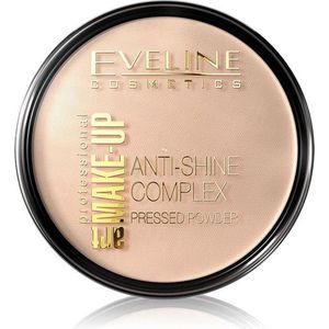 Eveline - Art Make-Up - Anti-Shine Complex Pressed Powder - Transparant - 14g