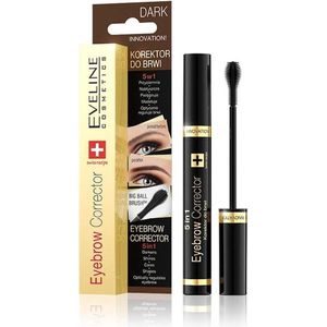 Eveline Cosmetics Eyebrow Corrector Dark Brown 9ml.
