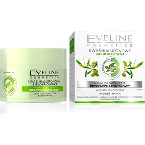 Eveline - Anti-Rimpel Crème - Gezichtscrème - 50ml - Groene Olijf - Hydrateert