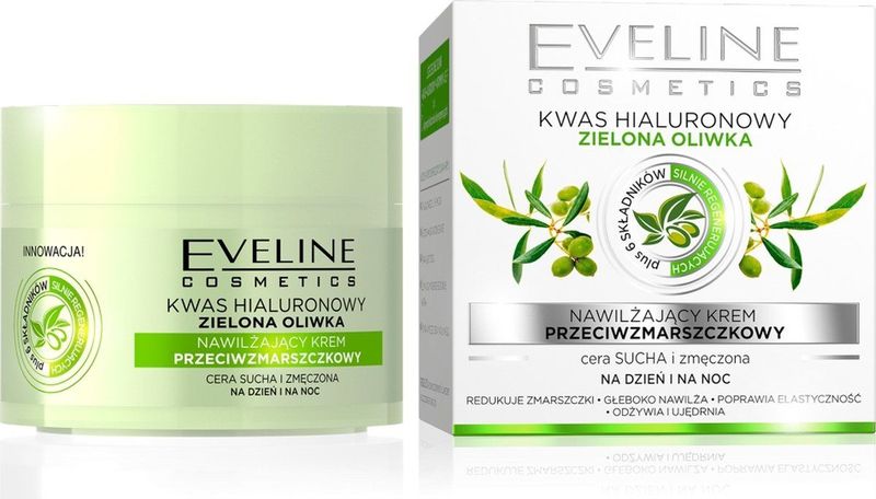 Eveline - Anti-Rimpel Crème - Gezichtscrème - 50ml - Groene Olijf - Hydrateert