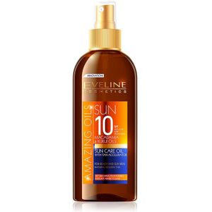Eveline, olie met bruiningsversneller, SPF10, 150 ml, Sun Bronze