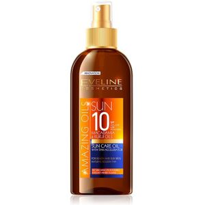 Eveline Cosmetics Amazing Oils Sun Care Oil With Tan Accelerator SPF10 150ml.