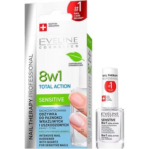 EVELINE Cosmetics - 8 in 1 - Sensitive - Nagelconditioner - 12ml