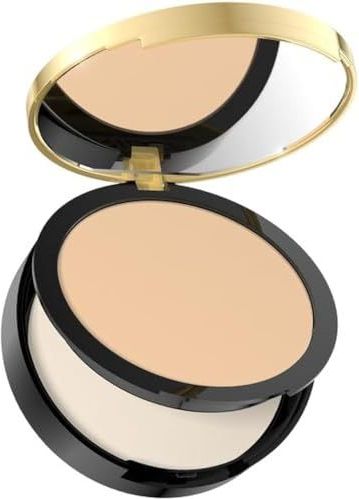 Eveline Cosmetics Variete Mineraal Poeder Foundation nr. 02 - Gemiddelde tot volledige dekking met hyaluronzuur voor de droge huid - 8 g