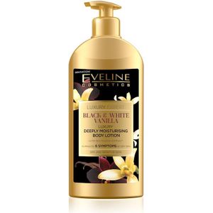 Eveline Cosmetics Luxury Expert Black & White Vanilla Deeply Moisturising Body Lotion 350ml.