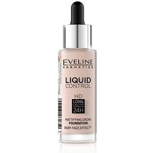 Eveline Cosmetics Liquid Control Vloeibare Foundation met Pippet Tint 005 Ivory 32 ml