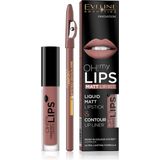 Eveline Cosmetics - OH! my LIPS Matt Lippen Set - 02 Milky Chocolate - 2 St