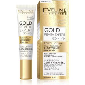 Eveline Cosmetics Gold Revita Expert Verstevigende Oogcrème met Verkoelende Werking 15 ml