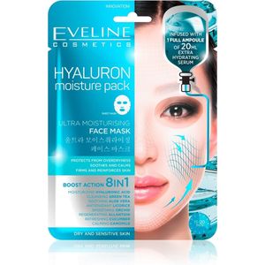 Eveline Cosmetics - Hyaluron Moisture Pack - Gezichtsmasker - 1 st