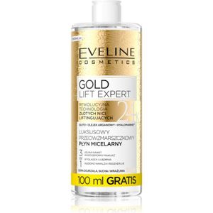 Eveline Cosmetics Gold Lift Expert Reinigende Micellair Water  voor Rijpe Huid 500 ml