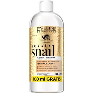 Eveline Cosmetics - Micellaire Vloeistof - 500 ml - Royal Snail - Huidverzorging