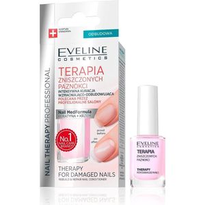 Eveline Cosmetics - Nail Therapy Professional - Nagelreparatiebehandeling - 12 ml - PowerNail H+K formule