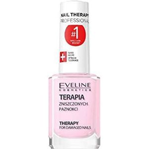 Eveline Cosmetics Nail Therapy Professional Versterkende Nagellak voor Zwakke en Beschadigde Nagels  met Keratine 12 ml
