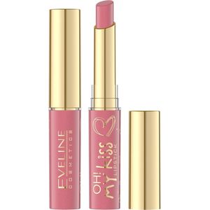 Eveline Cosmetics Oh! My Kiss Vegan Sheabutter Lippenbalsem - Hello Patty, hydraterend en voedend, verrijkt met vitamine E, 10 g