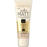 Eveline Cosmetics - Satin Matt - Foundation - Tint 102 Vanilla - 30 ml