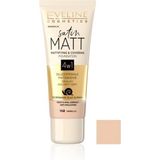Eveline Cosmetics - Satin Matt - Foundation - Tint 102 Vanilla - 30 ml