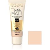 Eveline Cosmetics - Satin Matt - Foundation - Beige - 30 ml