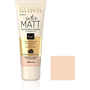 Eveline Cosmetics - Satin Matt - Foundation - Beige - 30 ml
