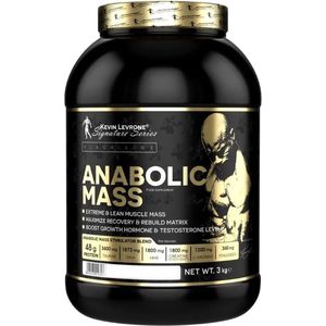 Kevin Levrone - Anabolic Mass - Mass Gainer met Creatine, DAA, Taurine, Fenugreek - Weight Gainer - 3000g - Vanilla