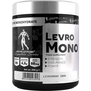 Kevin Levrone - Levro Mono - Creatine monohydraat met Beta Glucan - 300g - Zonder smaak - 67 porties