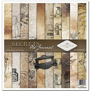 ITD Collection - Scrapbooking-pakket, scrapbooking papier, decoratief papier, decoupage, kaarten maken, papierformaat - 310 x 320 mm (SLS-027 - HS code 48025890)