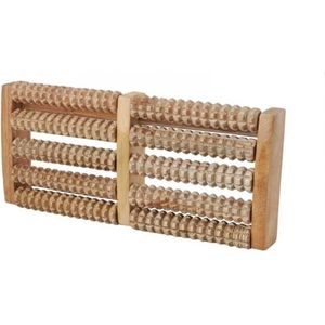 Houten traditionele voetmassage roller