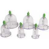 Soulima - Vacuum Cupping Set - 20-Delig - 6 Formaten Cups - Anti-Cellulitis Therapie