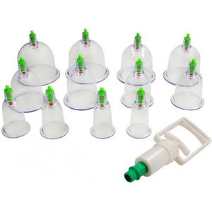 Soulima - Vacuum Cupping Set - 20-Delig - 6 Formaten Cups - Anti-Cellulitis Therapie