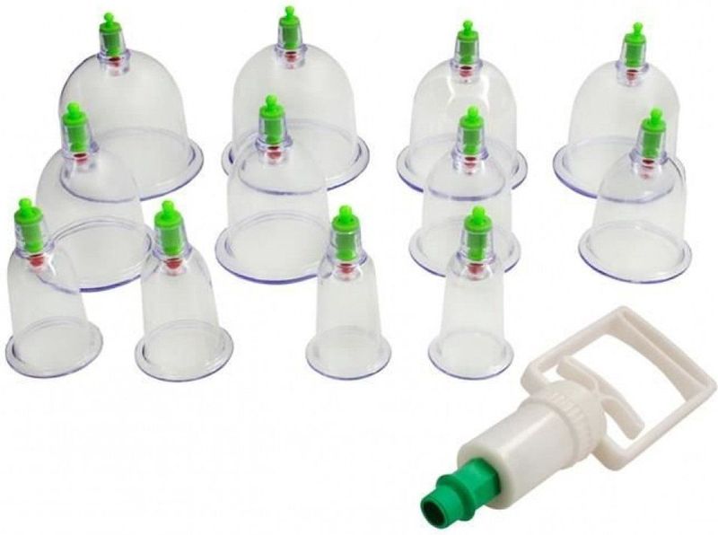 Soulima - Vacuum Cupping Set - 20-Delig - 6 Formaten Cups - Anti-Cellulitis Therapie