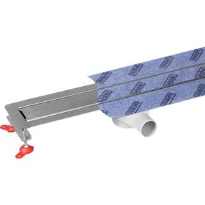 Douchegoot Wiper Invisible 110 cm Betegelbaar verborgen onder de tegels