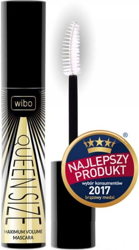 WIBO Queen Size Mascara - Zwart - Volumizer en Verlenging - 3 Eenheden