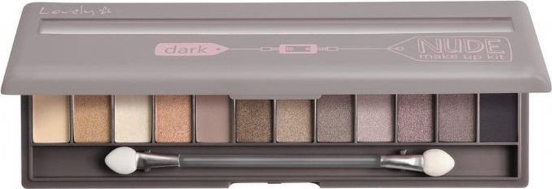 Lovely Nude - Make Up Kit Dark - Oogschaduw Palette - 13 gr - Vrouwen