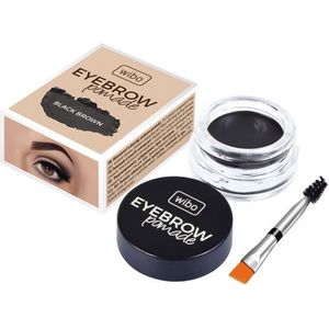 Wibo - Eyebrow Pomade - Wenkbrauw Pommade - Black Brown - 3,5 gr