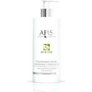 Apis Natural Cosmetics Acne-Stop Home TerApis Reinigende en Make-up Removing Melk met Groene Thee 500 ml