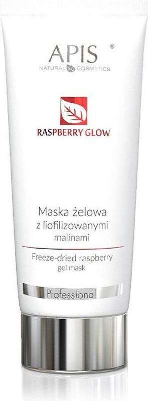 Apis - Raspberry Glow Gel Gel Gel Mask Made Of Freeze-Dried Raspberries 200Ml