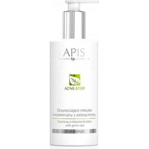 Apis Natural Cosmetics Acne-Stop Home TerApis Reinigende en Make-up Removing Melk met Groene Thee 300 ml