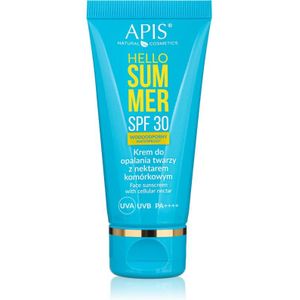 Apis Natural Cosmetics Hello Summer Zonnebrandcrème voor Gezicht SPF 30 50 ml