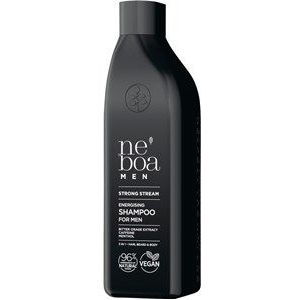 Neboa Collection Strong Stream 3 in 1 haar, baard & lichaamVerkwikkende shampoo voor mannen