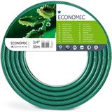 Cellfast Tuinslang ECONOMIC, flexibel, 3-laagse slang, Polyester gekruist gevlochten, UV-bestendig, 3/4"", 30m, Groen