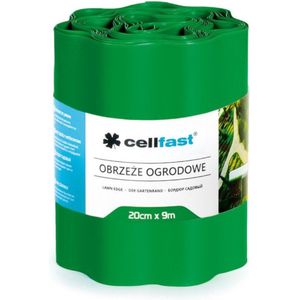 Cellfast - Tuinrand 20cm x 9m - Gazonrand - Groen kleur