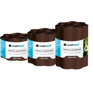 Cellfast - Palisade - tuinrand /Gazonrand - 10cm x 9m bruin