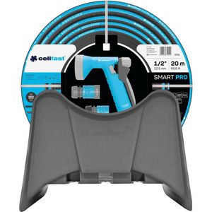 Set Schlauch de Bewässerung smart pro ats de 19 mm x 20 m, Wandaufhänger & Anschlüsse Cellfast