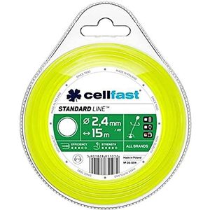 Cellfast Strimmer Lijn Draad Voor Grastrimmers En Bosmaaiers Grastrimmer Draad Eco Cirkel 2,4 mm 15 m