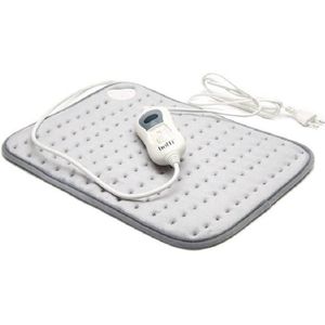 Botti Medic series Grigio Warmtekussen met 3 warmtestanden - Warmtemat - Verwarmingsmat - Heating pad - 100W - Grijs